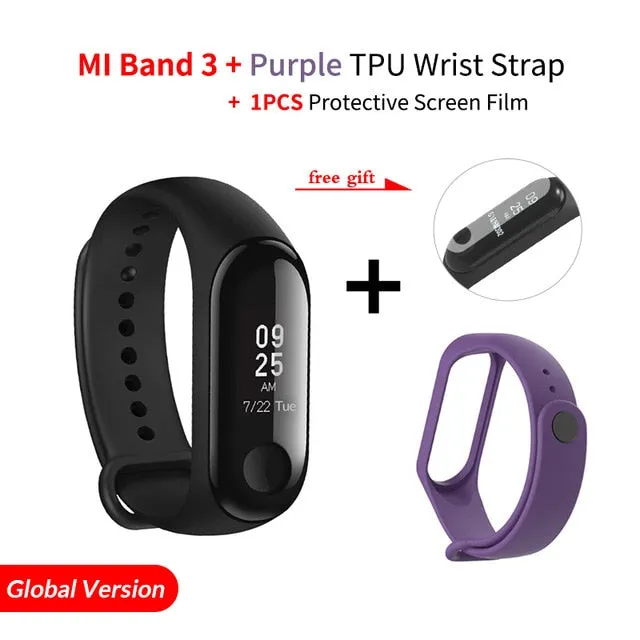Xiaomi Mi Band 3 Smart Wristband Fitness Bracelet MiBand Band3  0.78" Message Display OLED Message Heart Rate Time Smartband