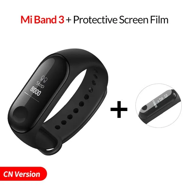 Xiaomi Mi Band 3 Smart Wristband Fitness Bracelet MiBand Band3  0.78" Message Display OLED Message Heart Rate Time Smartband