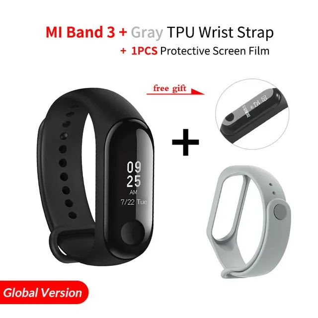 Xiaomi Mi Band 3 Smart Wristband Fitness Bracelet MiBand Band3  0.78" Message Display OLED Message Heart Rate Time Smartband