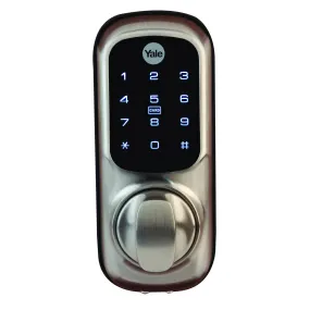 Yale Smart Living YD-01-CON-NOMOD-SN Keyless Connected Ready Smart Door Lock, Satin Nickel